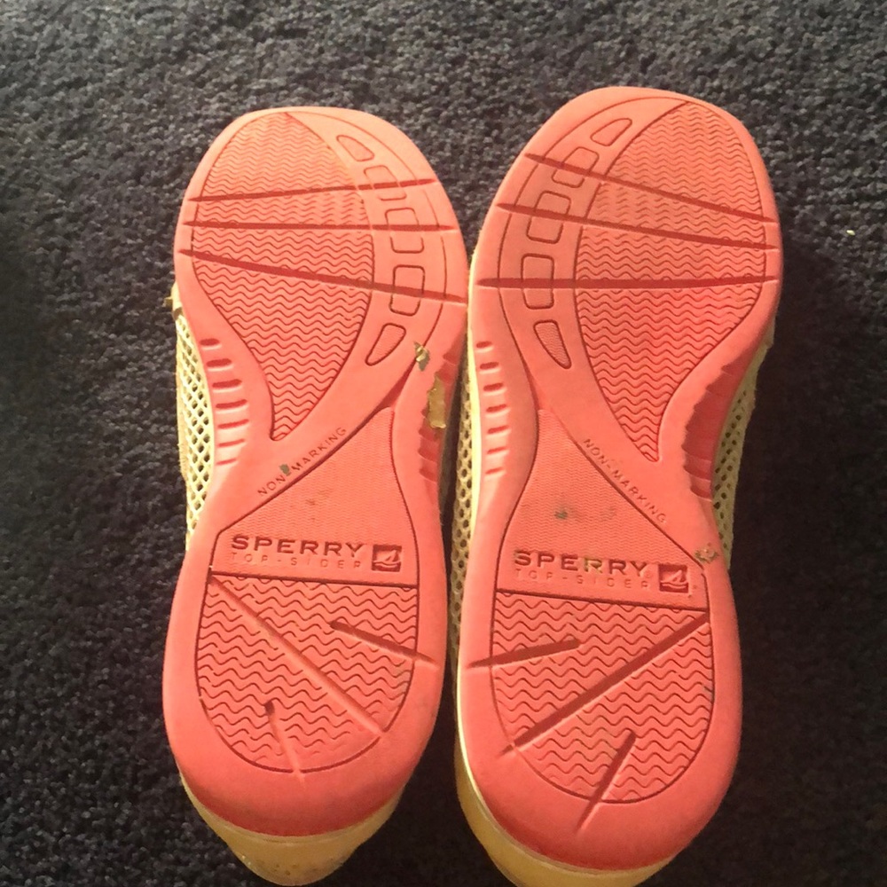 🌑Sperry Angelfish Linen Boat Shoes - Picture 5 of 5